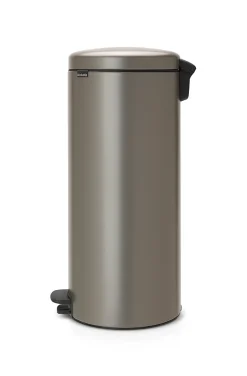 Poubelle à pédale coloris platinium Brabantia NewIcon 30 L