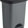 Poubelle à pédale grise 24 L Sundis Mutsu