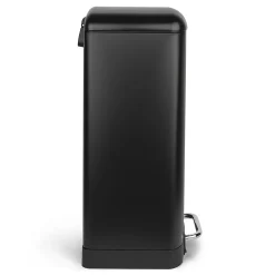 Poubelle à pédale 30L, black edition - 705