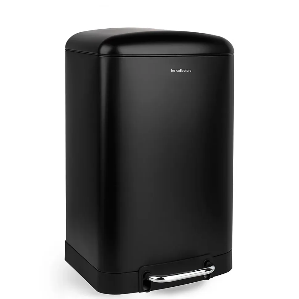 Poubelle à pédale 20L, black edition - 505