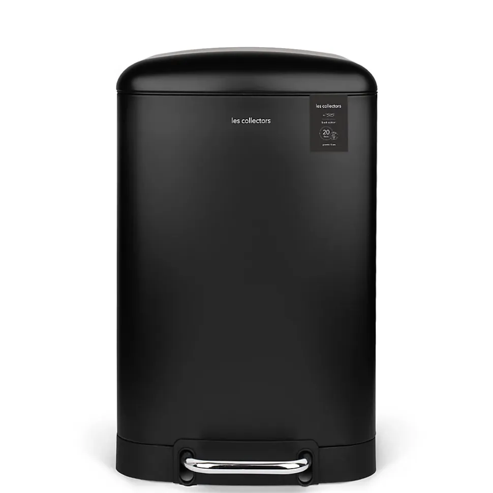 Poubelle à pédale 20L, black edition - 505
