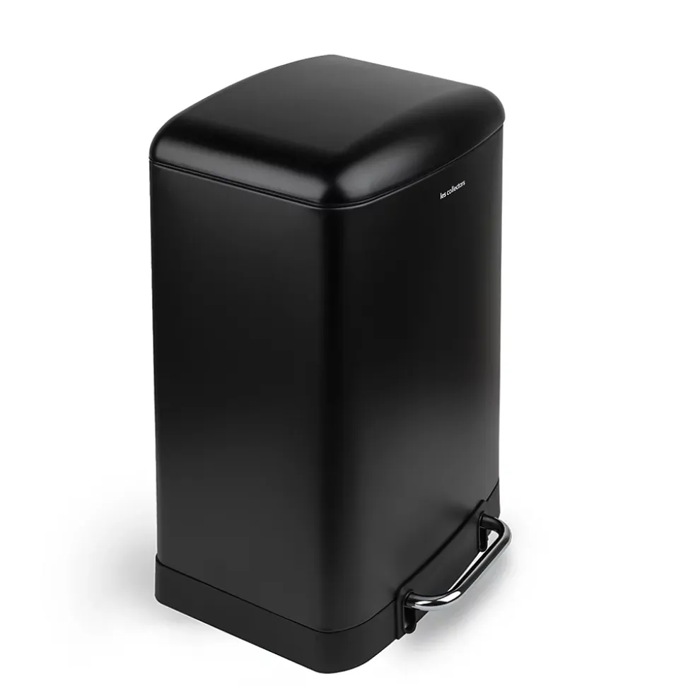 Poubelle à pédale 20L, black edition - 505