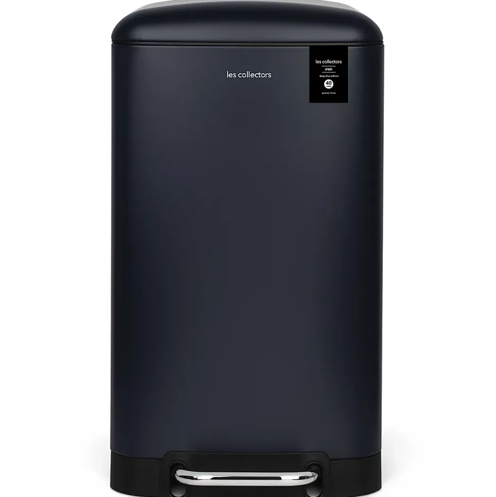 Poubelle à pédale 40L, deep blue edition - 871