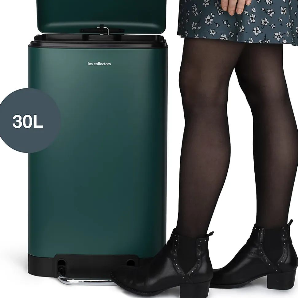 Poubelle à pédale 30L, duck green edition - 701