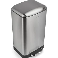Poubelle à pédale 40L, inox edition - 875