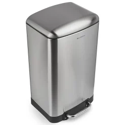 Poubelle à pédale 30L, inox edition - 712