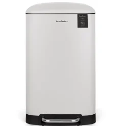 Poubelle à pédale 30L, white edition - 828