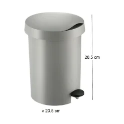 Poubelle à pédale 5L Zodiac - Type: Poubelle