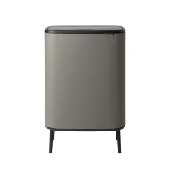 Poubelle à pression Brabantia Bo Touch Bin 2 x 30 L gris