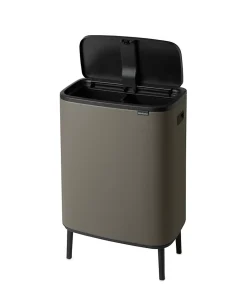 Poubelle à pression Brabantia Bo Touch Bin 2 x 30 L gris