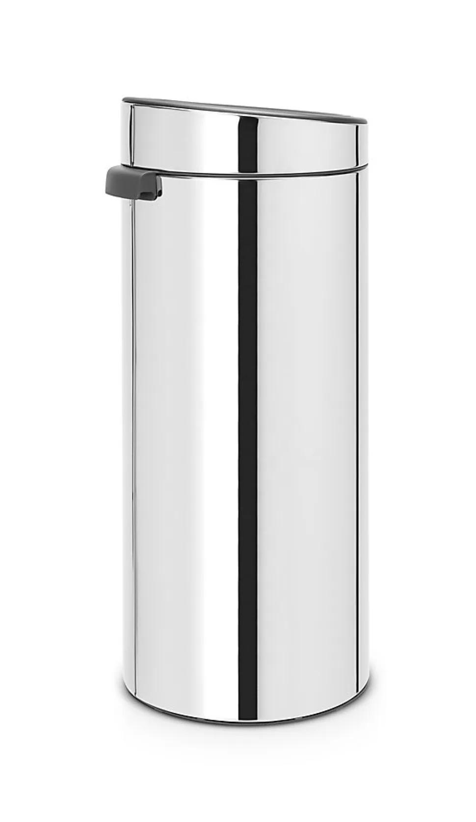 Poubelle à pression coloris métal 30L Brabantia Touch Bin