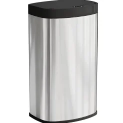 Poubelle automatique détecteur de mouvement 55L acier inox. brossé