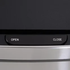 Poubelle automatique détecteur de mouvement poubelle tri selectif 3 bacs capacité totale 72L acier inox. brossé