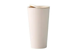 Poubelle avec Couvercle de 1L beige