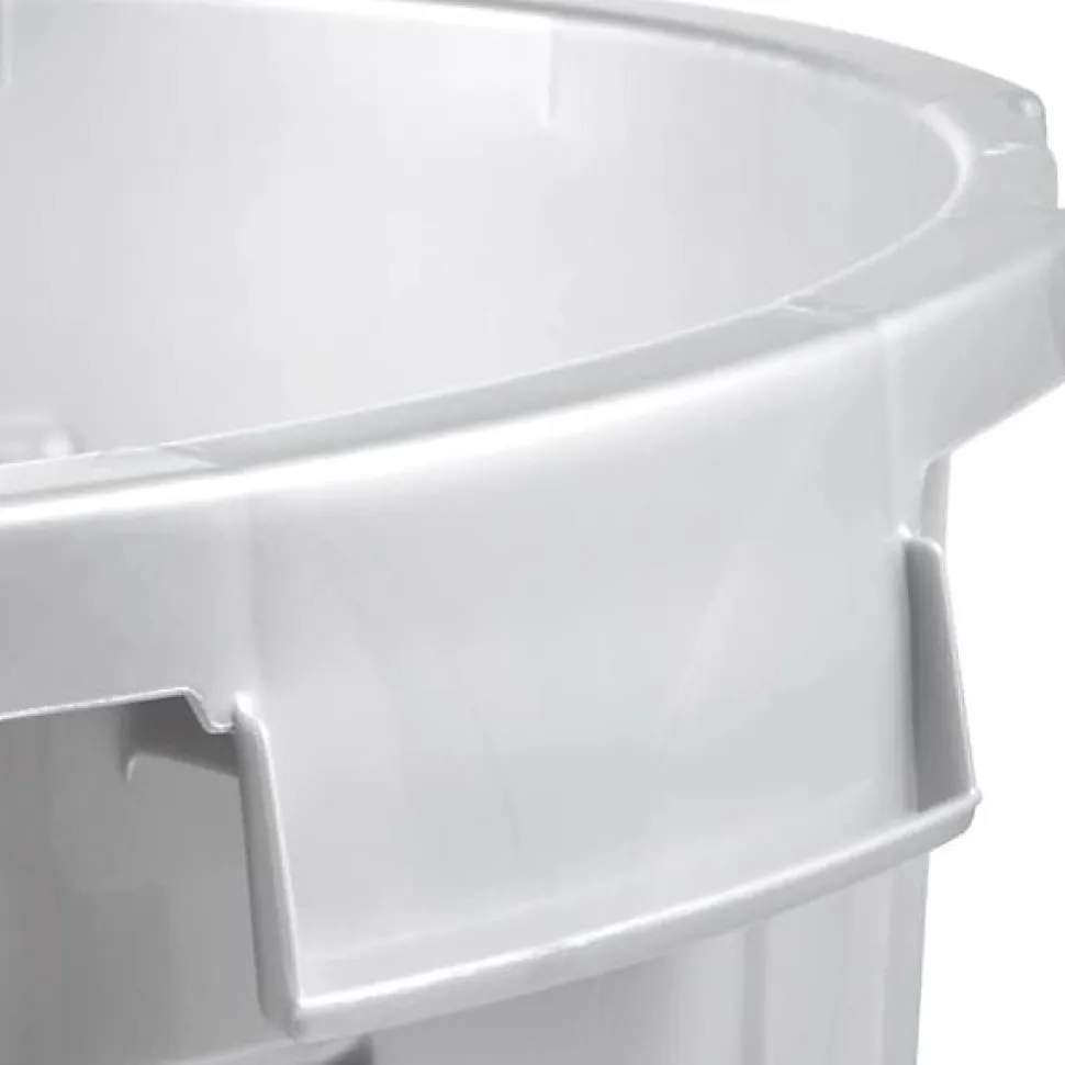 Poubelle Bassine Collecteur en plastique 23 litres - Argent