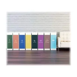 Poubelle bleue de tri pour collecte du papier 60 litres - Blanc