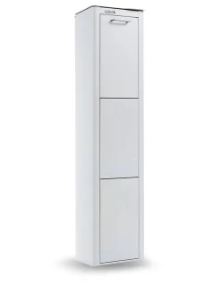 Poubelle cuisine de tri sélectif CUBEK, 3 compartiments de 20 litres.