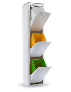 Poubelle cuisine de tri sélectif CUBEK, 3 compartiments de 20 litres.