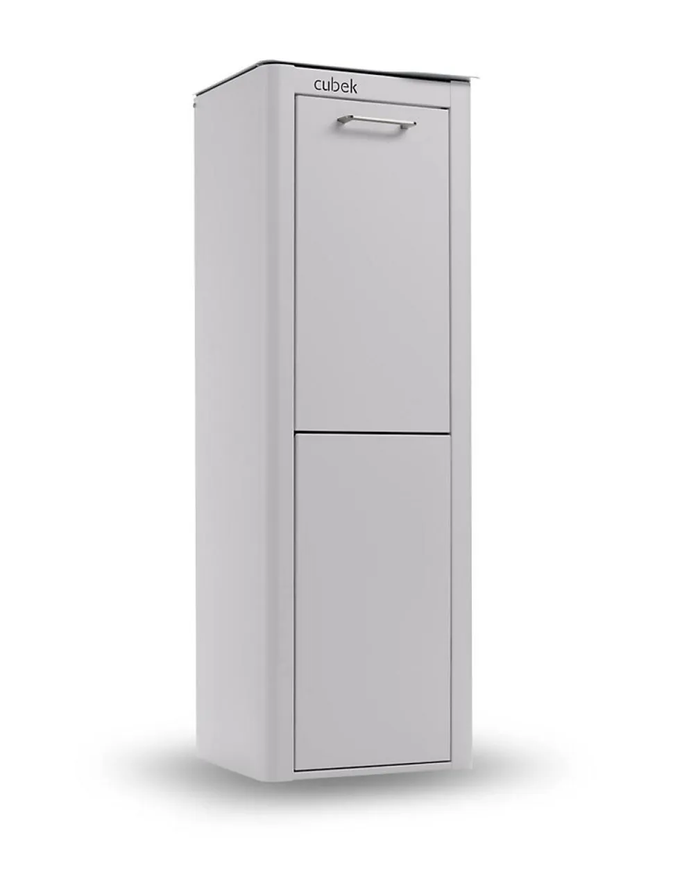 Poubelle cuisine de tri sélectif CUBEK, 2 compartiments de 20 litres.