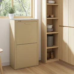 Poubelle cuisine de tri sélectif CUBEK, 4 compartiments de 20 litres.