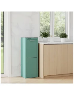 Poubelle cuisine de tri sélectif CUBEK, 2 compartiments de 20 litres.