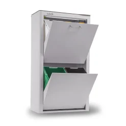 Poubelle cuisine de tri sélectif CUBEK, 4 compartiments de 20 litres.