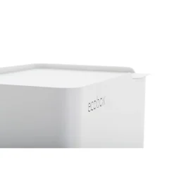 Poubelle cuisine ergonomique, fonctionnelle et élégante, 2 x 20 litres, ECOBOX NOA