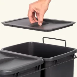 Poubelle cuisine PROMAX - poubelle encastrable 2 x 35 litres