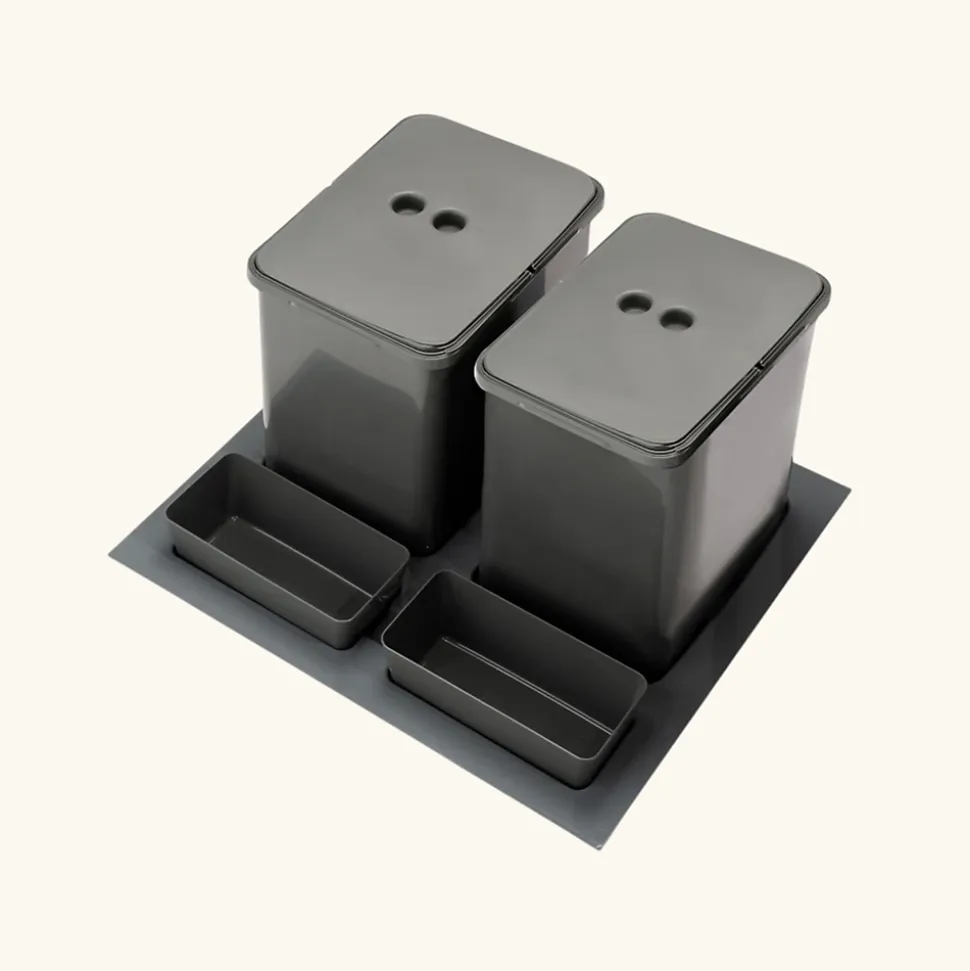 Poubelle cuisine SERAVA 32 L - poubelle de tri 2 x 16 litres