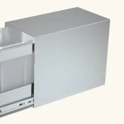 Poubelle cuisine SILKO 26 L - poubelle encastrable inox 1 x 10 et 1 x 16 litres