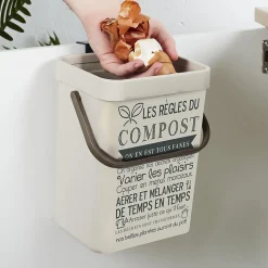 Poubelle de compostage 5 L avec accroche