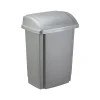 Poubelle de Cuisine à couvercle basculant 25 litres - Argent