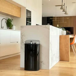 Poubelle de cuisine à ouverture automatique Kitchen Move Largo noir 42 L