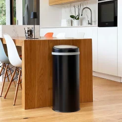 Poubelle de cuisine à ouverture automatique Kitchen Move Soho noir 42 L