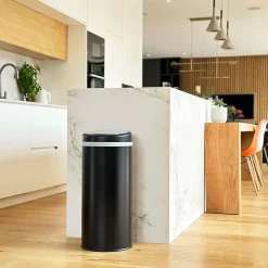 Poubelle de cuisine à ouverture automatique Kitchen Move Soho noir 42 L