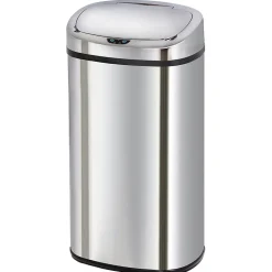 Poubelle de cuisine à ouverture automatique Kitchen Move Majestic inox 68 L