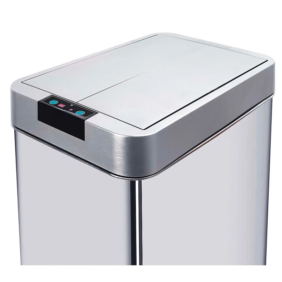 Poubelle de cuisine à ouverture automatique Kitchen Move Silverlake inox 60 L