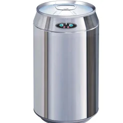 Poubelle de cuisine à ouverture automatique Kitchen Move Canette inox 30 L