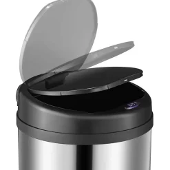 Poubelle de cuisine à ouverture automatique Kitchen Move Artic argent 50 L