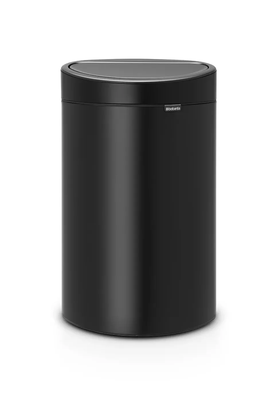 Poubelle de cuisine à ouverture automatique Brabantia Touch Bin noir