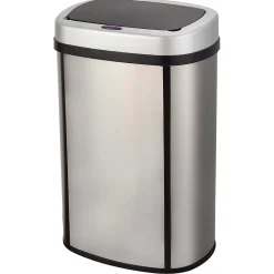 Poubelle de cuisine à ouverture automatique Kitchen Move Majestic argent 58 L