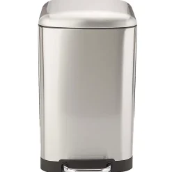 Poubelle de cuisine à pédale Kitchen Move Greenwich inox 30 L