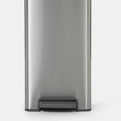 Poubelle de cuisine à pédale 30 L Kora GoodHome H. 70,5 cm inox