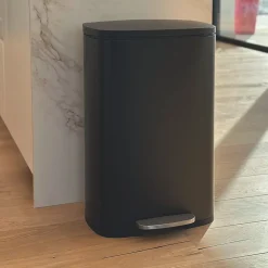 Poubelle de cuisine à pédale Kitchen Move Admiral noir 50 L