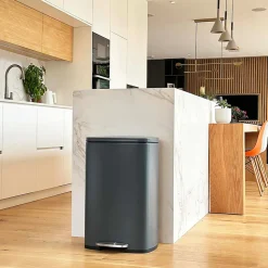 Poubelle de cuisine à pédale Kitchen Move Admiral gris 50 L