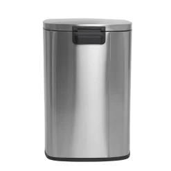 Poubelle de cuisine à pédale Kitchen Move Admiral inox 50 L