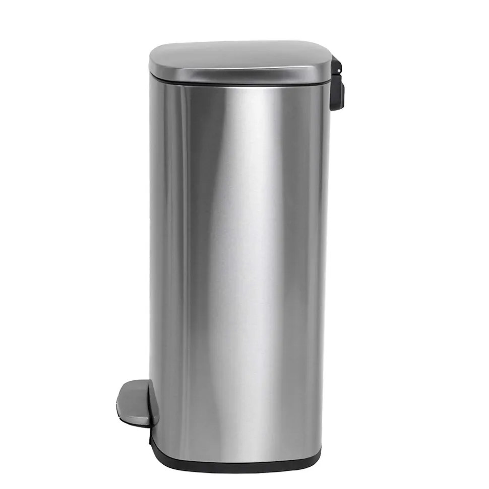 Poubelle de cuisine à pédale Kitchen Move Admiral inox 50 L