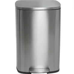 Poubelle de cuisine à pédale Kitchen Move Admiral inox 50 L