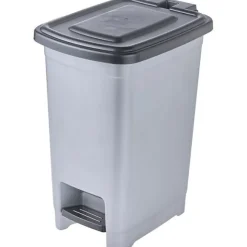 Poubelle de cuisine à pédale en plastique solide - 10 Litres