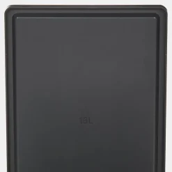 Poubelle de cuisine à pédale 14L Kora GoodHome H. 35,5 cm inox